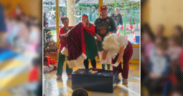 Moment de partage entre l'ALSH maternelle et l'équipe enseignante