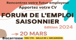 Forum de l’emploi saisonnier 2024
