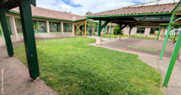 Le chantier de restructuration de la cour de la maternelle