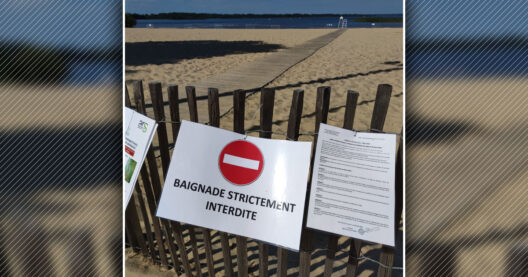 Fermeture provisoire de la baignade à la plage du Port