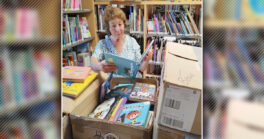 La Médiathèque municipale a procédé à “un désherbage solidaire”