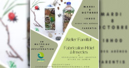 Atelier de fabrication d'un hôtel à insectes