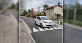 Un aménagement de sécurité pour modérer la vitesse des véhicules à Lucats