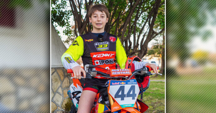 Portait d'Adam Christaens, Champion de France 2025 de Motocross dans la catégorie Espoirs