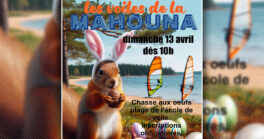 Chasse aux œufs à la plage de l'école de voile