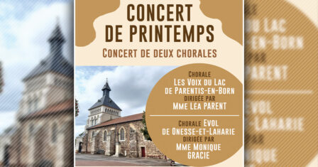 Concert de printemps de deux chorales