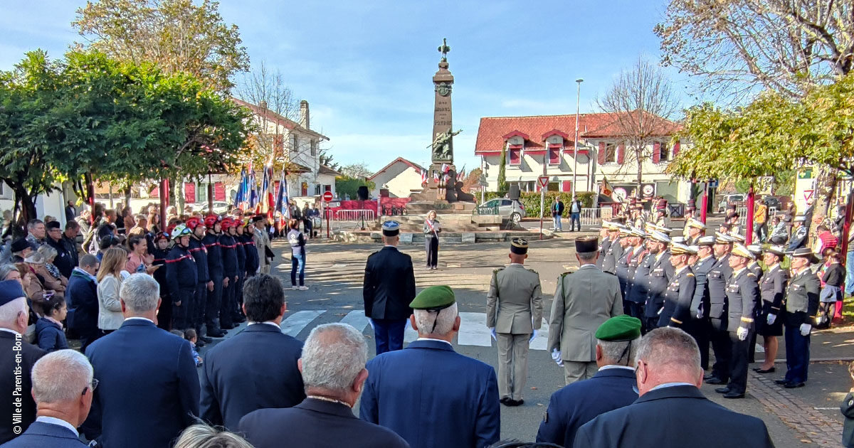 100 - Ceremonie commemoration 11 novembre 2025 - Parentis