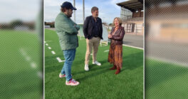 Une visite officielle marquante pour le nouveau terrain synthétique de rugby