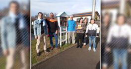 Une boîte à livres solidaire réalisée par le GEM