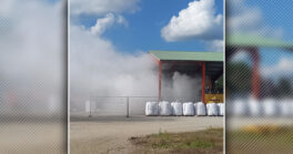 Travaux de nettoyage au dépôt de Vermilion