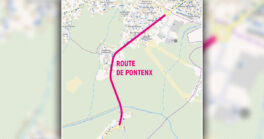 Travaux de voirie sur la Route de Pontenx