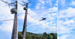 Inspection aérienne du réseau électrique